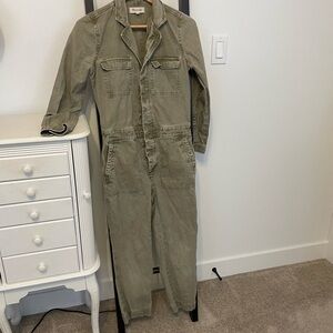Madewell Khaki Utility Jumpsuit. Size XS. EUC. Super cool and versatile